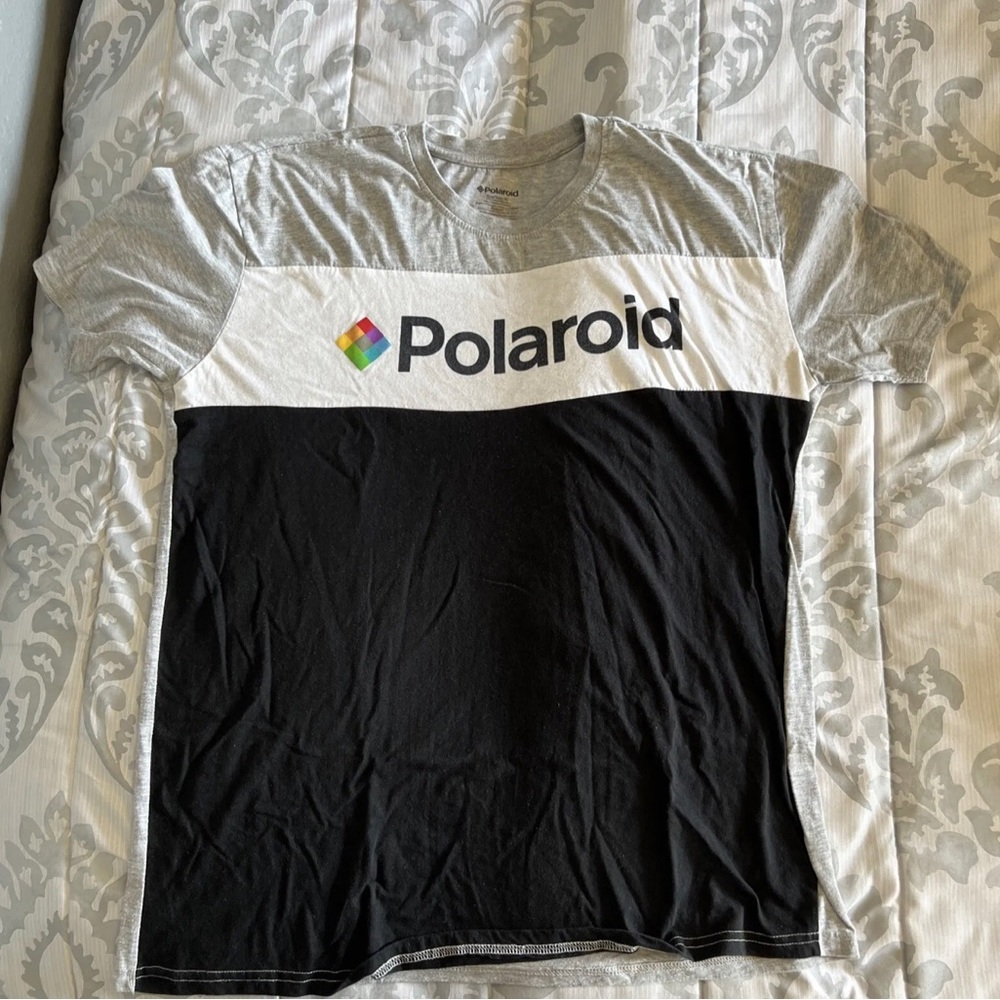Men's Polaroid Panel T-Shirt-XLarge. (Read description).
